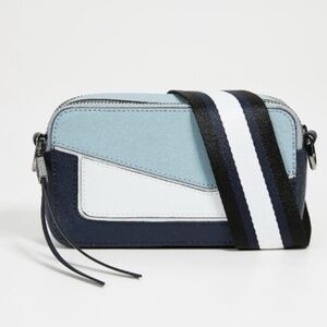 BOTKIER Cobble Hill Crossbody Camera Leather Colorblock Bag (read condition)